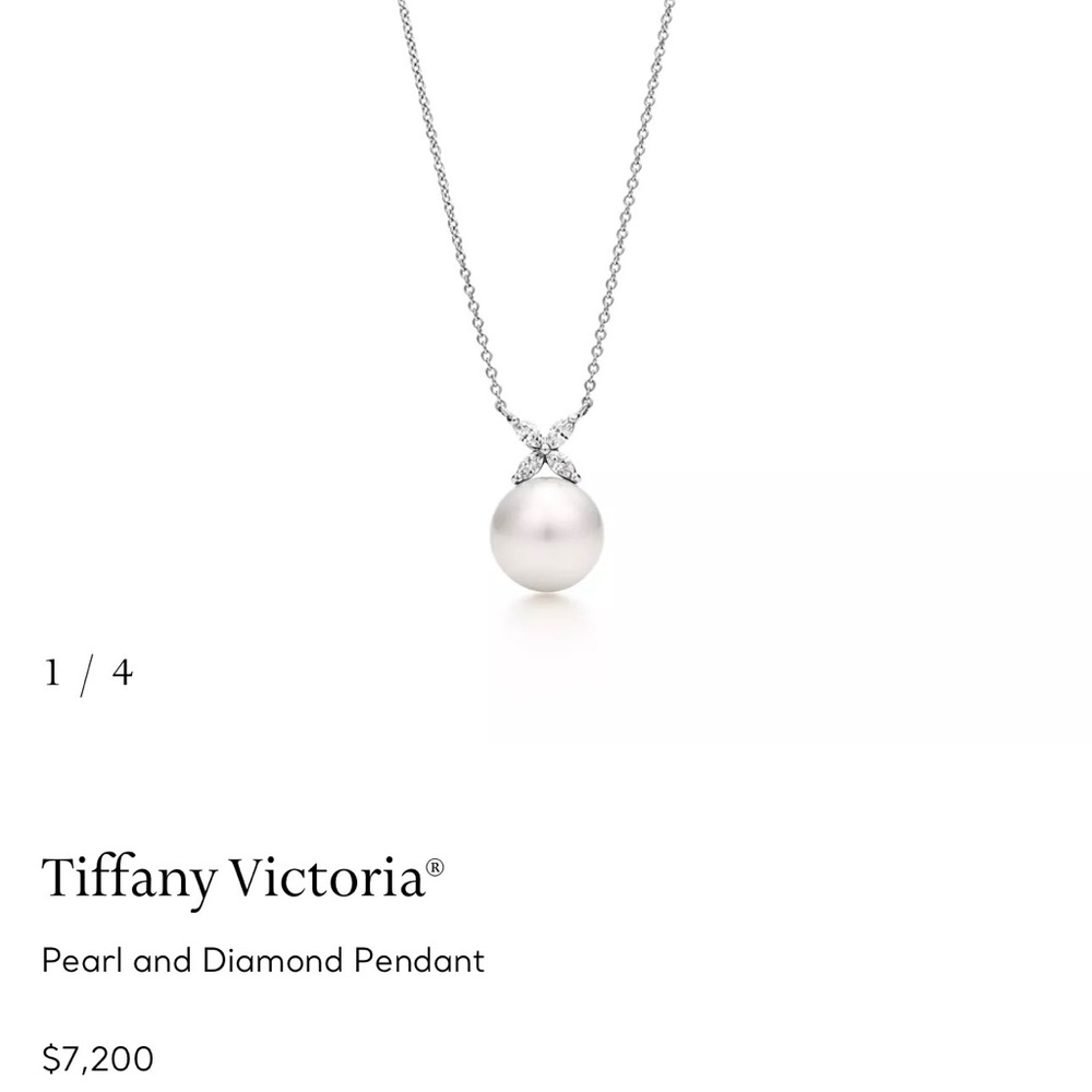 Elegant Silver Pearl Necklace